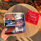 Бокс високих жіночих шкарпеток на 6 пар 36-41 р зі смішним принтом якісні, демісезонні та м'які молодіжні Br BAR, фото 4