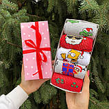 Новорічні чоловічі набори шкарпеток у подарунковому пакованні 5 пар 40-45 р. Br BAR, фото 5