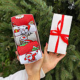 Новорічні чоловічі набори шкарпеток у подарунковому пакованні 5 пар 40-45 р. Br BAR, фото 4