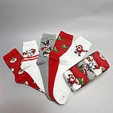 Новорічні чоловічі набори шкарпеток у подарунковому пакованні 5 пар 40-45 р. Br BAR, фото 3