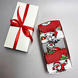 Новорічні чоловічі набори шкарпеток у подарунковому пакованні 5 пар 40-45 р. Br BAR, фото 5