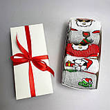 Подарунок парню на Новий рік бокс на 5 пар високих шкарпетк 40-45 р Новорічний подарунок для друга Br BAR, фото 5