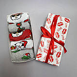 Подарунок парню на Новий рік бокс на 5 пар високих шкарпетк 40-45 р Новорічний подарунок для друга Br BAR, фото 4