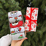 Подарунок парню на Новий рік бокс на 5 пар високих шкарпетк 40-45 р Новорічний подарунок для друга Br BAR, фото 5