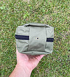 Індивідуальна тактична аптечка-підсумок військова водостійка хакі для медикаментів 15х22х11 см Br BAR, фото 7