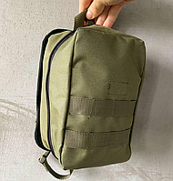 Армійська медична індивідуальна аптечка-підсумок швидкознімна водостійка для медикаментів 15х22х11 см Br BAR