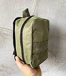 Армійська медична індивідуальна аптечка-підсумок швидкознімна водостійка для медикаментів 15х22х11 см Br BAR, фото 4