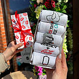 Бокс шкарпеток для хлопців високих практичних весна-осінь із кумедними малюнками 40-45 5 пар у подарунковій Br BAR, фото 3