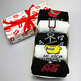 Набір шкарпеток для чоловіків високих повсякденних демісезонних з приколом 40-45 5 шт у красивій Br BAR, фото 3