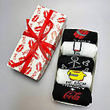 Набір шкарпеток для чоловіків високих повсякденних демісезонних з приколом 40-45 5 шт у красивій Br BAR, фото 5