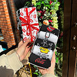 Набір шкарпеток для чоловіків високих повсякденних демісезонних з приколом 40-45 5 шт у красивій Br BAR, фото 8