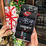 Набір шкарпеток чоловічих високих весна-осінь з оригінальним веселим принтом 40-45 5 пар ідея на подарунок Br BAR, фото 4