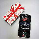 Набір шкарпеток чоловічих високих весна-осінь з оригінальним веселим принтом 40-45 5 пар ідея на подарунок Br BAR, фото 9