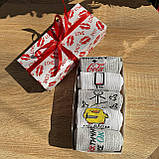 Комплект шкарпеток чоловічих довгих весна-осінь із класним кумедним дизайном 40-45 5 пар крута ідея на Br BAR, фото 2