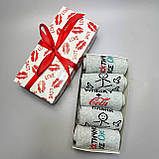 Бокс шкарпеток чоловічих довгих весна-осінь з прикольним крутим дизайном 40-45 5 пар для хлопця на Br BAR, фото 4