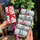 Бокс шкарпеток чоловічих довгих весна-осінь з прикольним крутим дизайном 40-45 5 пар для хлопця на Br BAR, фото 6