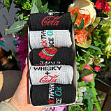 Подарунковий комплект шкарпеток чоловічих високих демісезонних прикольних з крутим принтом 40-45 5 пар в Br BAR, фото 4