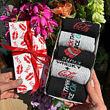 Подарунковий комплект шкарпеток чоловічих високих демісезонних прикольних з крутим принтом 40-45 5 пар в Br BAR, фото 7