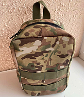 Аптечка підсумок швидкознімна для зсу, військова водостійка медична сумка мультикам 15х22х11 см Br BAR