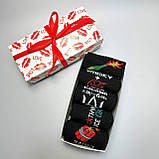 Подарунковий набір шкарпеток чоловічих довгих демісезонних оригінальних з креативним принтом 40-45 5 пар Br BAR, фото 8