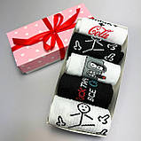 Гарний комплект шкарпеток чоловічих високих демісезонних стильних із кумедним дизайном 40-45 5 пар для Br BAR, фото 9