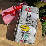 Оригінальний набір шкарпеток чоловічих довгих демісезонних крутих зі смішними малюнками 40-45 5 пар ідея Br BAR, фото 8