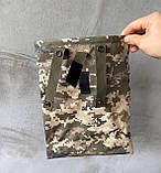 Тактичний армійський підсумок піксель для скидання відпрацьованих магазинів з підкладкою, кріплення MOLLE Br BAR, фото 7