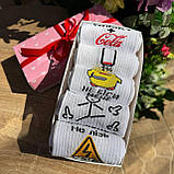 Креативний бокс шкарпеток чоловічих довгих весна-осінь із кумедним класним акцентом 40-45 5 пар для хлопців Br BAR, фото 9