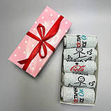 Прикольний набір шкарпеток чоловічих високих весна-осінь із веселими оригінальними малюнками написами Br BAR, фото 2