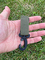 Тримач-карабін тактичний військовий пластиковий універсальний для турнікетів спорядження з кріпленням MOLLE Br BAR