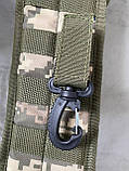 Тримач-карабін тактичний військовий пластиковий універсальний для турнікетів спорядження з кріпленням MOLLE Br BAR, фото 3