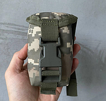 Універсальний маленький гранатний підсумок, тактичний підсумок для гранат піксель кріплення MOLLE 12х10х6 Br BAR