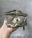 Тактичний підсумк для двох магазинів АК армійський закритий твердий на фастексі піксель MOLLE 28х9х7 см Br BAR, фото 2