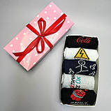 Бокс шкарпеток чоловічих високих трикотажних весна-осінь із барвистим смішним принтом 40-45 5 пар крутий Br BAR, фото 4