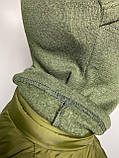 Військова тактична балаклава підшоломник бавовна маскувальна щільна тепла хакі на байку осінь зима Br BAR, фото 7