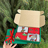 Яскравий бокс жіночих шкарпеток на 4 пари 36-41 р різнобарвні, молодіжні, практичні та якісні, високі Br BAR, фото 7