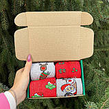 Яскравий бокс жіночих шкарпеток на 4 пари 36-41 р різнобарвні, молодіжні, практичні та якісні, високі Br BAR, фото 6