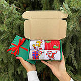 Новорічний набір шкарпеток дівчатам на 4 пари 36-41 р якісні, підліткові, стильні модні та Br BAR, фото 6