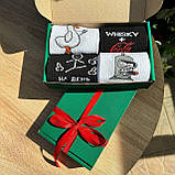 Набір шкарпеток для хлопців довгих подарункових трикотажних весна-осінь із кумедними малюнками 40-45 4 пари Br BAR, фото 7