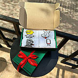 Комплект шкарпеток чоловічих високих демісезонних із креативним принтом 40-45 4 пари в крутій подарунковій Br BAR, фото 7