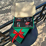 Подарунковий бокс шкарпеток чоловічих довгих демісезонних кумедних модних 40-45 4 пари в красивій коробці Br BAR, фото 4