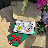 Креативний бокс шкарпеток чоловічих високих демісезонних стильних класних 40-45 4 пари в красивій упаковці Br BAR, фото 4