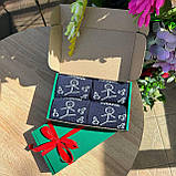 Класний комплект шкарпеток чоловічих високих демісезонних з крутим дизайном 40-45 4 пари на оригінальний Br BAR, фото 6