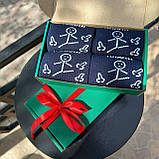 Класний комплект шкарпеток чоловічих високих демісезонних з крутим дизайном 40-45 4 пари на оригінальний Br BAR, фото 2