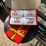 Подарунковий бокс шкарпеток чоловічих високих весна осінь із кумедним класним дизайном 40-45 4 шт у Br BAR, фото 2