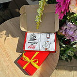 Набір шкарпеток чоловічих довгих стильних весна-осінь із веселим принтом 40-45 4 пари для хлопців на крутий Br BAR, фото 7