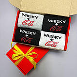 Креативний бокс шкарпеток чоловічих довгих трикотажних демісезонних з крутим принтом 40-45 4 пари в коробці Br BAR, фото 2