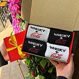 Креативний бокс шкарпеток чоловічих довгих трикотажних демісезонних з крутим принтом 40-45 4 пари в коробці Br BAR, фото 3