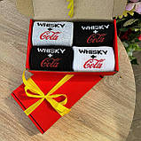 Креативний бокс шкарпеток чоловічих довгих трикотажних демісезонних з крутим принтом 40-45 4 пари в коробці Br BAR, фото 6