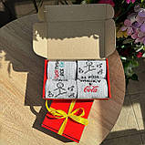 Шкарпетки чоловічі високі якісні демісезонні з оригінальним кумедним дизайном 40-45 4 пари в упаковці Br BAR, фото 7